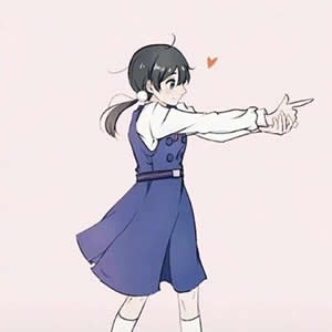 超萌卡通动漫情侣头像一左一右,情侣专属氛围感拉满