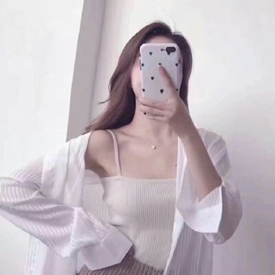 女生专属!手机控挡脸头像|显脸小又有范儿