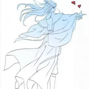 高颜值唯美动漫情侣头像一男一女两张 情侣专属款