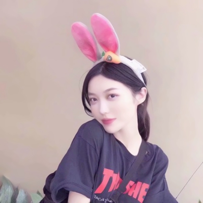 兔耳朵女生高清头像 仙气灵动款 无水印可直接用