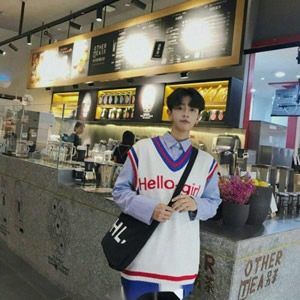 可爱情侣头像一男一女分开款 甜度满分不撞款