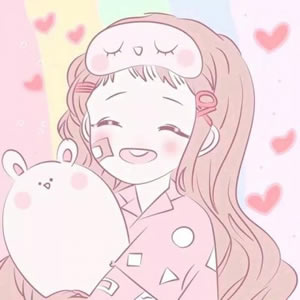 高颜值萌萌哒动漫女生头像：治愈系画风，承包你的少女心