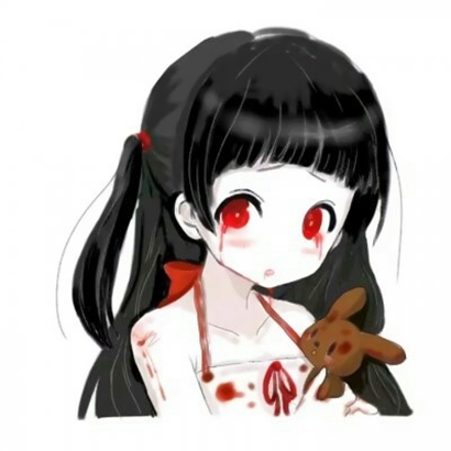 红色眼睛动漫女生头像推荐