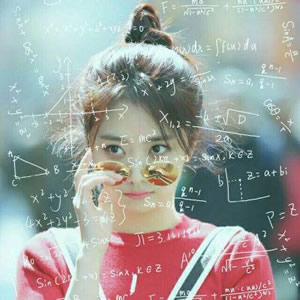 女生专属qq头像｜自带数学公式，学霸风与颜值并存