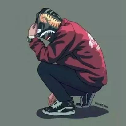 富贵大佬男生二次元头像