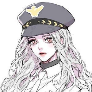酷动漫女生头像高清无水印 小众高冷二次元女