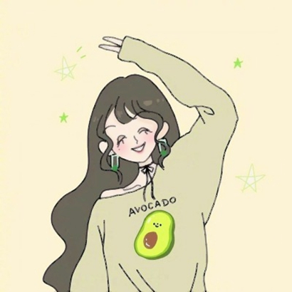 小众治愈绿色二次元女生头像合集