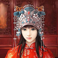 绝美古风嫁衣动漫女生头像大全