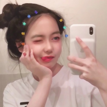 真人呆萌女孩头像，素颜真实