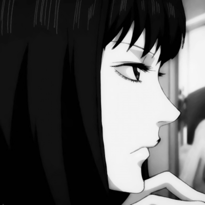 黑白丧系动漫女生头像｜高冷氛围感丧感二次元女头合集