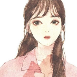 氛围感手绘女生头像 高级唯美有气质单人女