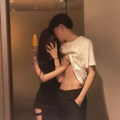 真人潮流情侣头像两张一对合集