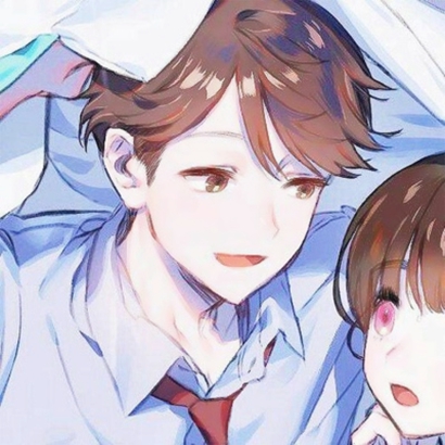 漫画情头一左一右可爱浪漫 情侣专用 情侣头像 第14张