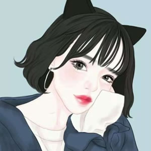手绘气质女生微信头像 女生头像 第13张