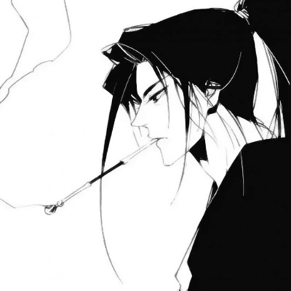 动漫男生头像黑白伤感 男生头像 第10张