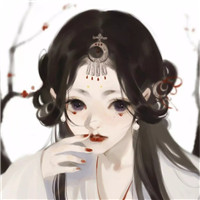 唯美古风女子手绘头像 女生头像 第3张