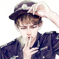 二次元高冷男生头吸烟头像合集 男生头像 第11张