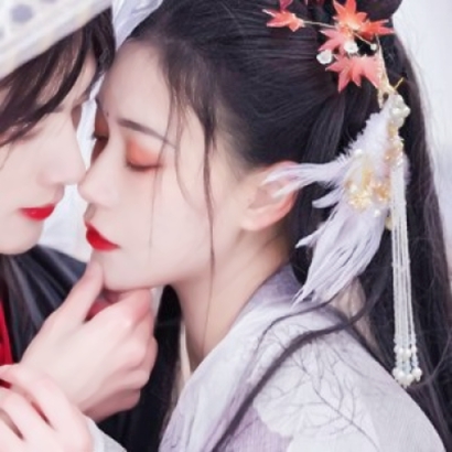qq头像古风唯美情侣一对两张 情侣头像 第8张