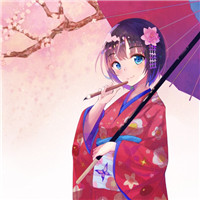 和服动漫女生头像