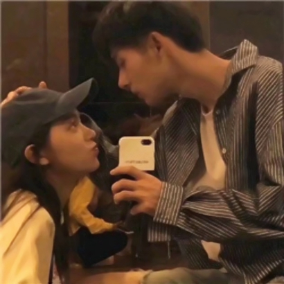 qq头像真人潮流情侣一左一右
