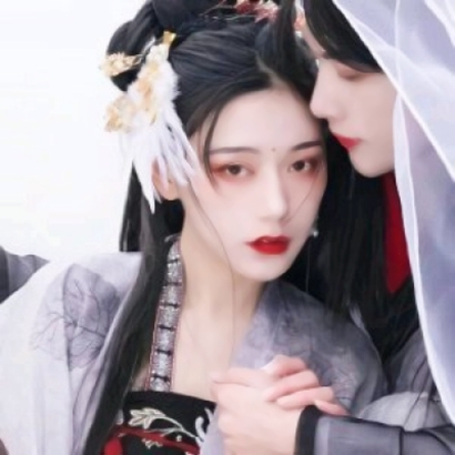 qq头像古风唯美情侣一对两张 情侣头像 第9张