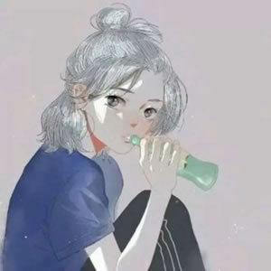 手绘气质女生微信头像 女生头像 第14张