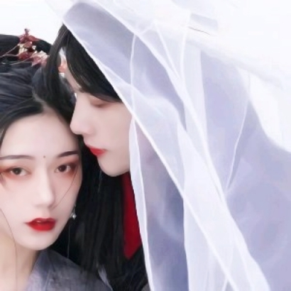 qq头像古风唯美情侣一对两张 情侣头像 第10张