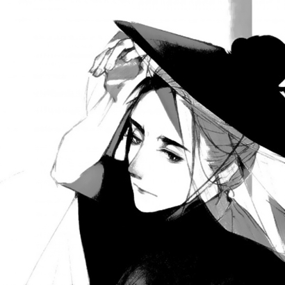 动漫男生头像黑白伤感 男生头像 第16张
