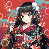 和服动漫女生头像 女生头像 第7张