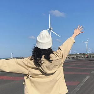 真人女生海边头像合集 女生头像 第6张