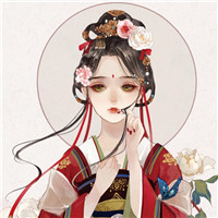 唯美古风女子手绘头像 女生头像 第16张