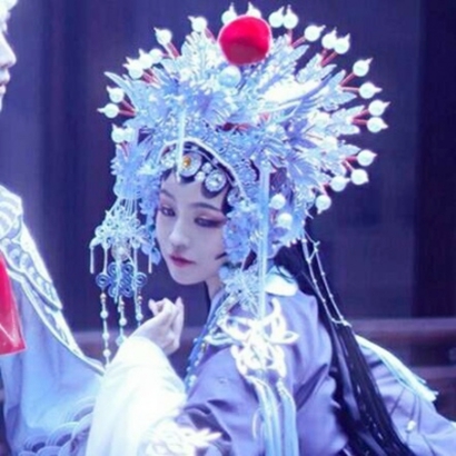 qq头像古风唯美情侣一对两张 情侣头像 第20张