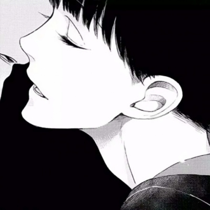 动漫男生头像黑白伤感 男生头像 第2张