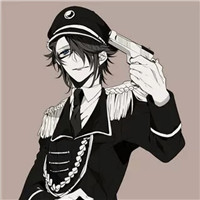 黑白动漫禁欲头像男生