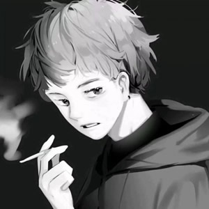 高冷伤感动漫男生头像 男生头像 第11张