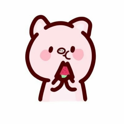 猪猪情侣头像一左一右超萌又可爱 情侣头像 第3张