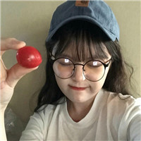 戴眼镜可爱呆萌女生头像 女生头像 第14张