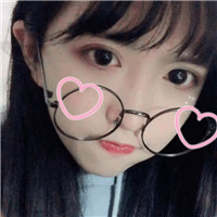 戴眼镜可爱呆萌女生头像 女生头像 第4张