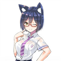二次元戴眼镜女生头像 女生头像 第17张