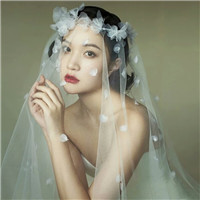 qq头像女生戴头纱 女生头像 第14张