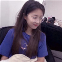戴眼镜可爱呆萌女生头像 女生头像 第13张