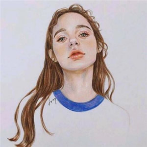 唯美手绘头像女生 女生头像 第8张