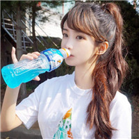 侧脸扎马尾辫微信头像 女生头像 第14张