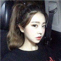 侧脸扎马尾辫微信头像 女生头像 第12张