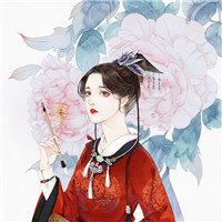 古风女生头像气质漫画 女生头像 第15张