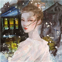 古风女生头像气质漫画 女生头像 第10张