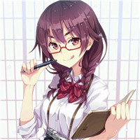 二次元戴眼镜女生头像 女生头像 第5张