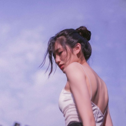 高清真人意境女生头像