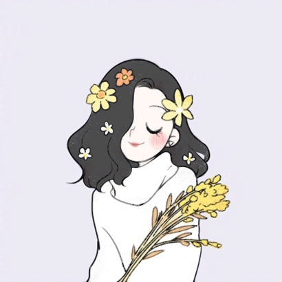 文艺微信头像女生手绘 女生头像 第11张