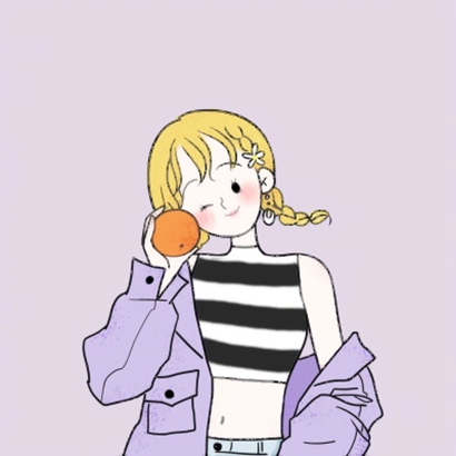 文艺微信头像女生手绘 女生头像 第18张